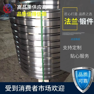 厂家供应 不锈钢锻件 高颈对焊高压法兰 锻管容器法兰锻件加工