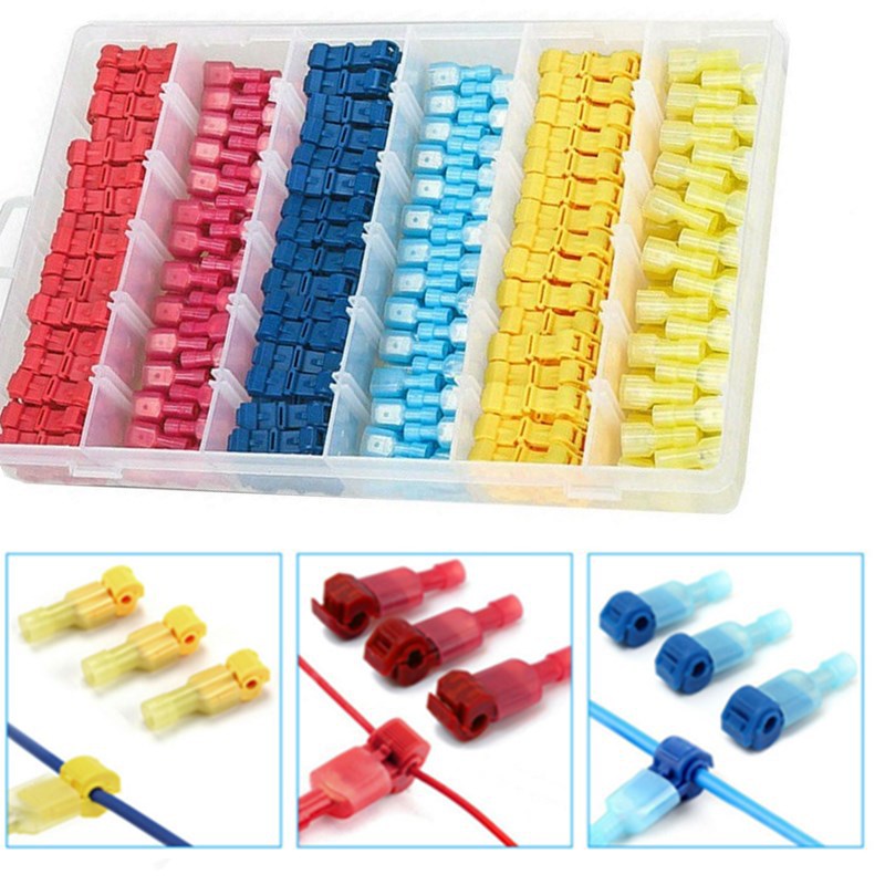 ebay爆款 480pcs线夹组合 80对蚂蚁夹+尼龙插片全绝缘端子