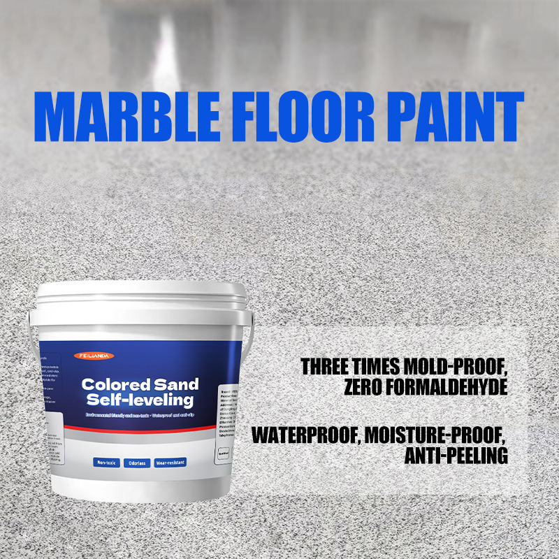 Color Sand Paint Self-Leveling Marble Floor Paint for Home and Factory Use Cement Marble Floor Paint Color Sand Paint Self-Leveling Marble Floor Paint for Home and Factory Use Cement Marble Floor Paint