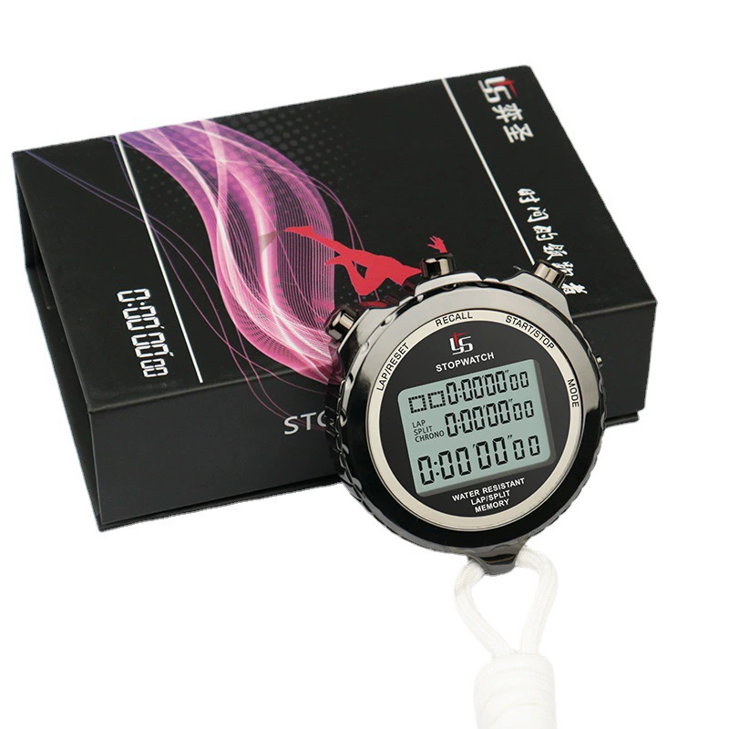 弈圣 Stopwatch for training for gym, waterproof non-slip electronic speedometer, timer