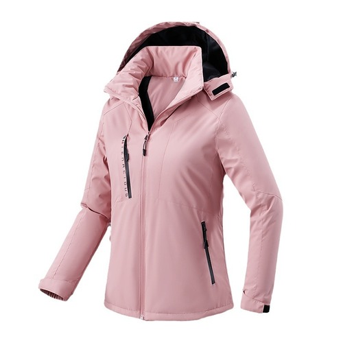Women's Large Size Thick Waterproof Windproof Breathable Warm Softshell Jacket Outdoor Climbing Suit