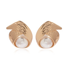 W羳rжhŮ gold pearl earrings  F22870