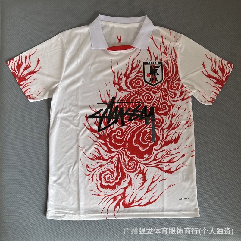 Stussy斯图西球衣弗拉门戈国米意大利纪念版葡萄牙日本短袖足球服|undefined