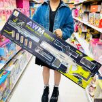 成骏M416电动连发软弹枪突击步枪AWM狙击加特林重机关男孩玩具枪