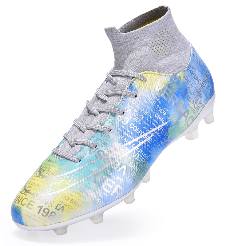 2022 transfronteriza nuevos zapatos de fútbol FGTF de los hombres Transpirable Alto-top largo y corto zapatos de fútbol de uñas moda Comercio Exterior más tamaño 45