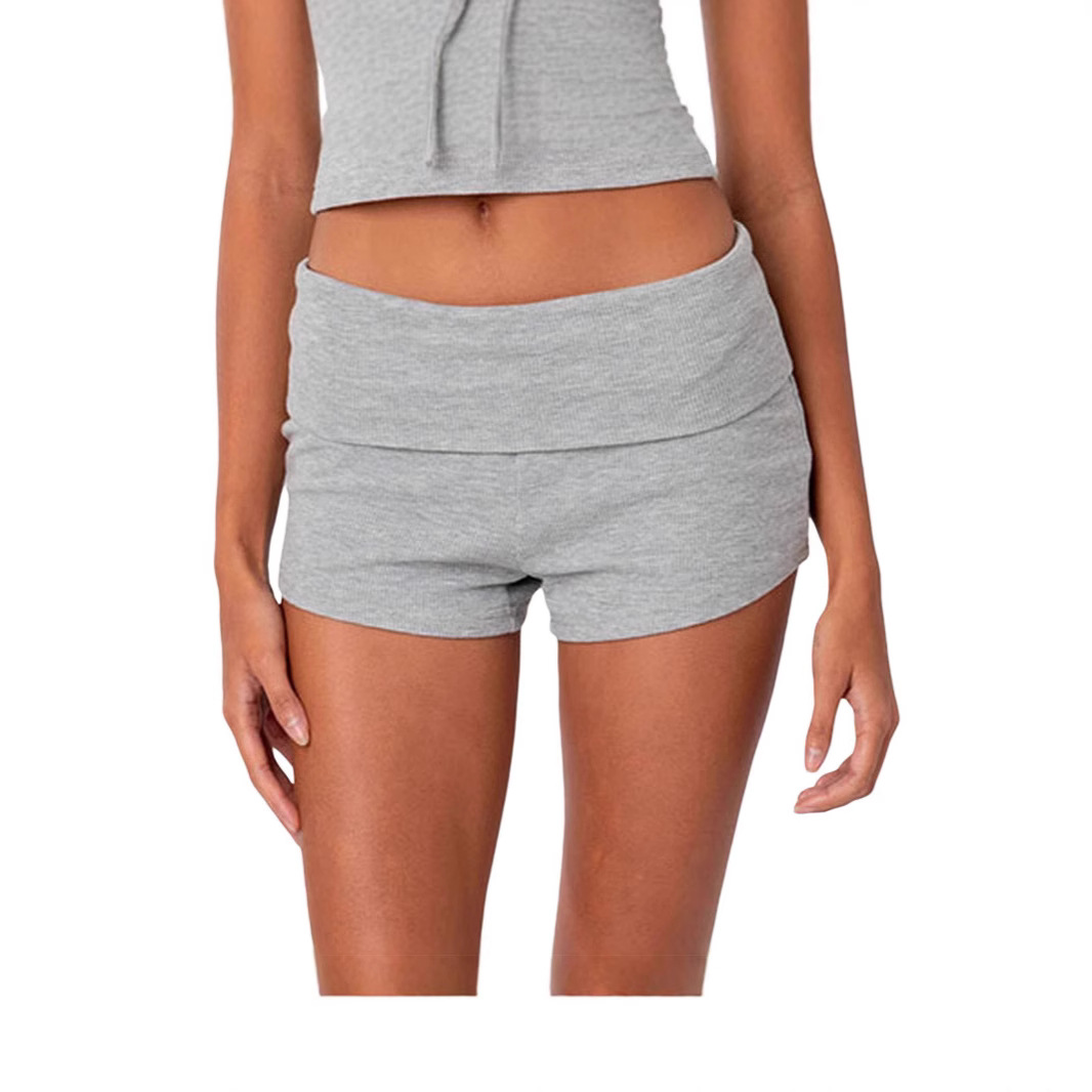 New Amazon Hot European and American Women's Sexy Women's Tight Shorts Casual Sports Shorts