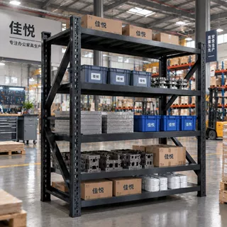 批发定制仓储货架多层置物架家用落地阳台商超快递重型储物铁架子