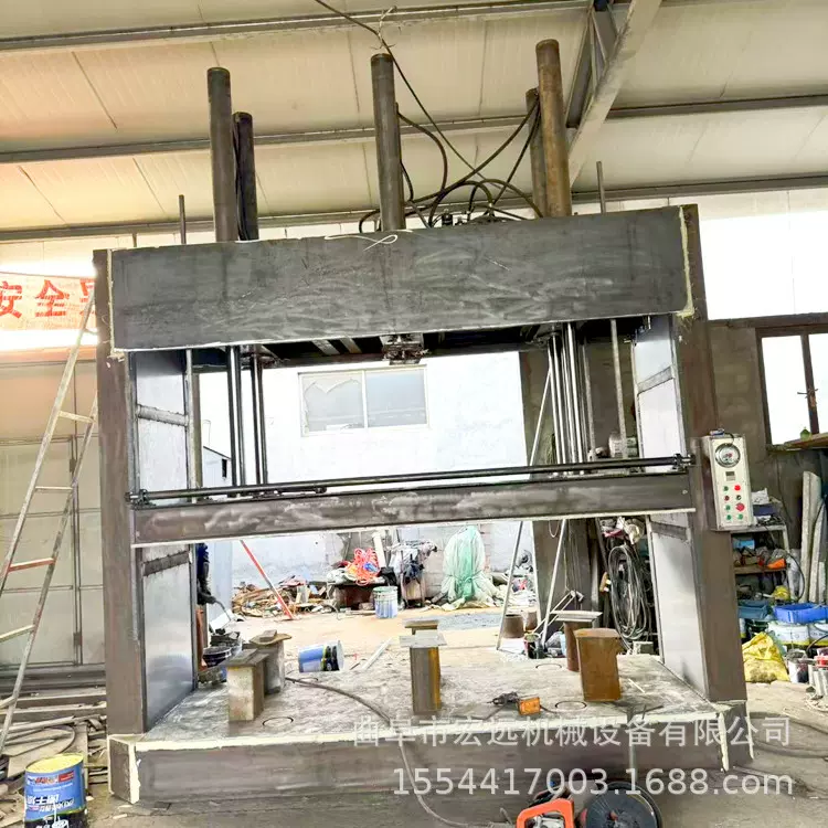 大板材压合 全自动门板木皮液压冷压机 4KW主电机冷压设备 2年质
