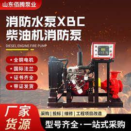 室内外消火栓泵全自动喷淋给水泵 消防水泵XBC柴油机 消防泵组
