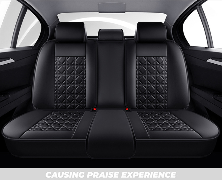 Full-Coverage Car Seat Cushion, Universal for All Seasons, Leather Car Seat Cover, No Need to Remove the Cover, Car Seat Cushion Manufacturer Wholesale