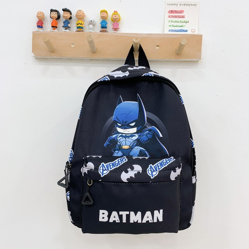 Iron Man Boys Mochila Moda Nuevas niñas Mochila para niños Anime Dibujos animados Mochila escolar de primer grado de gran capacidad