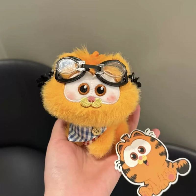 正版加菲猫毛绒公仔挂件卡通玩偶情侣书包钥匙扣挂饰娃娃玩具批发|undefined