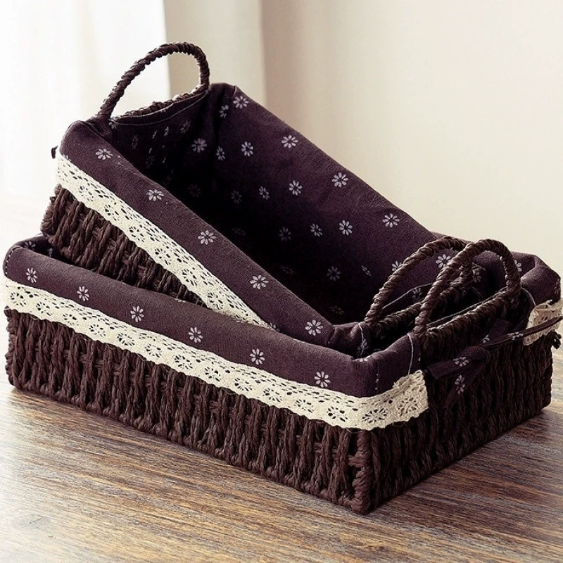 Корзина для хранения на столе, японская система хранения, тканевая коробка для хранения