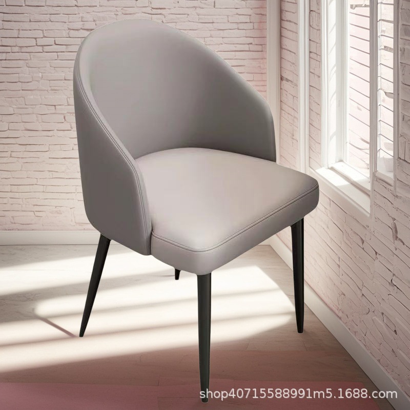 Silla de comedor de sala de estar moderna y simple, sala de estar de comedor de sala de estar, sala de comedor