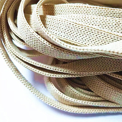 厂家扁纸绳手提绳 可降解手拎绳扁纸带针通纸绳批发