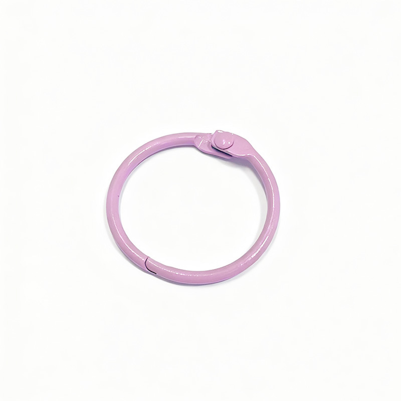 Color macarón 30mm color laqueado anillo de encuadernación anillo de encuadernación calendario de escritorio anillo de encuadernación DIY