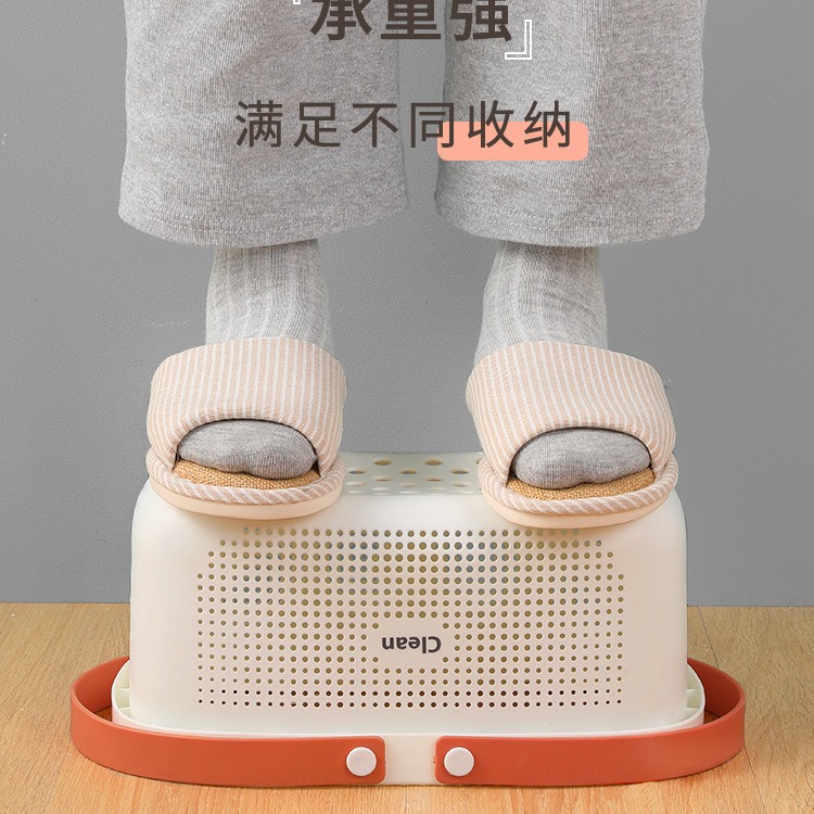 Cesta de Baño de Gran Capacidad, Color Azul Dopamina, para Artículos de Baño, Cesta de Almacenamiento para Ducha, Cesta para Lavado