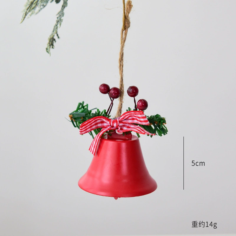 Small bell with bow, Christmas pendant, decorations, (Cross-border trading), handmade