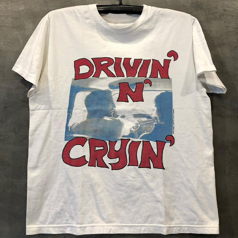 Drivin' N' Cryin' Rock Simple Retro oldschool Hip Hop High Sense Men's and Women's Short Sleeve T-Shirt