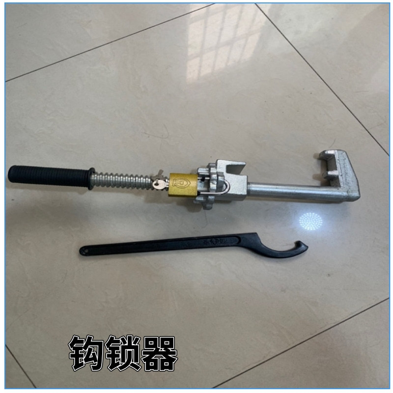 轨道岔尖岔心钩锁器 钢轨道岔锁闭器带扳手批发价销售