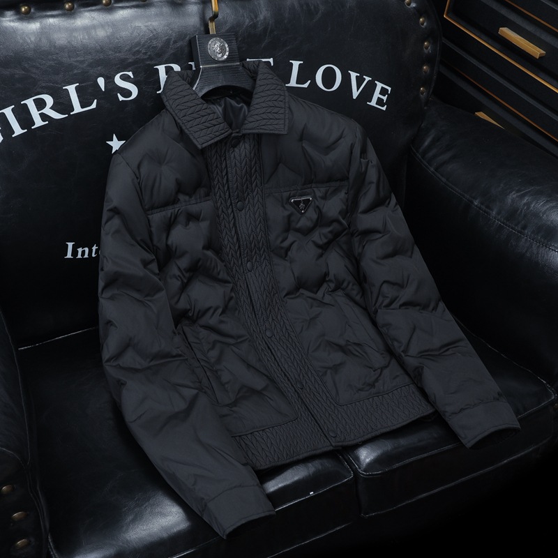 2025冬季新款男士翻领羽绒服修身时尚保暖青少年羽绒外套男羽绒服