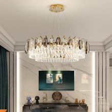 輕奢吊燈高端卧室餐廳樣板房創意藝術簡約后現代水晶燈具