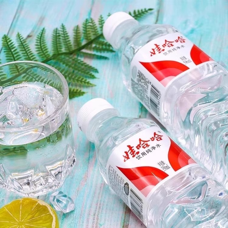 ワハハ精製水 350/596ml*1/12/24本 特価 日常飲料水 純粋全箱 特価|undefined