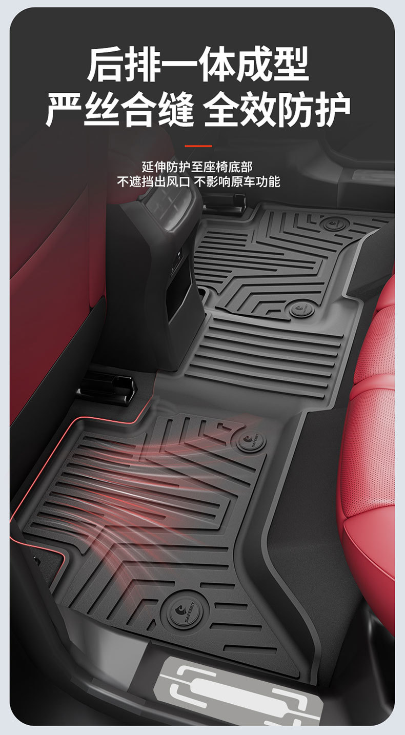 Suitable for Tank 300 New Energy 400 500, special all-weather TPE car floor mats and interior accessories