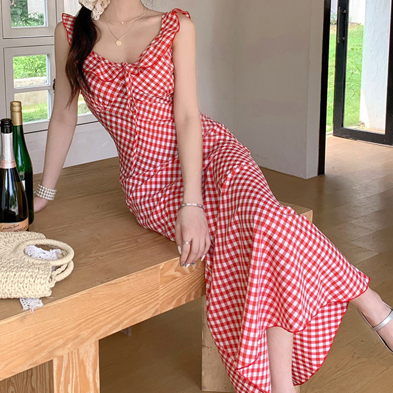 (Cross-border trading), summer retro long skirt, dress, European style, french style