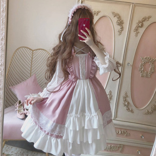 Ů�b��ϵܛ��Lolita���������b�ɐیW���ճ�ȹ�L��op�B��ȹ�S��