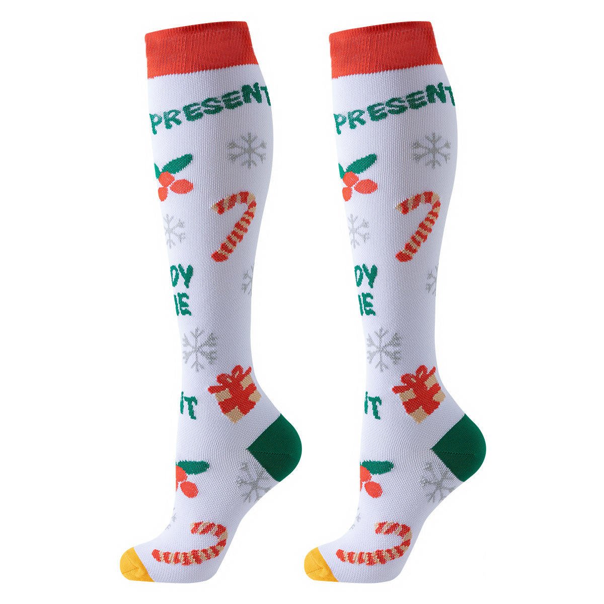 6 pares de calcetines deportivos navideños, calcetines de compresión, calcetines deportivos, calcetines de compresión, exclusivos transfronterizos