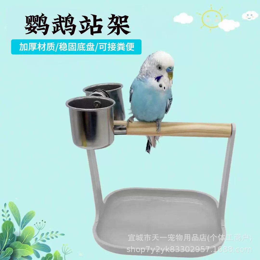 Подставка для попугаев для фиксированного разведения, подставка для птиц для свободного разведения, подходит для волнистых попугайчиков, неразлучников, неразлучников с тигровыми перьями, солнечных птиц, подставка для мелких птиц.
