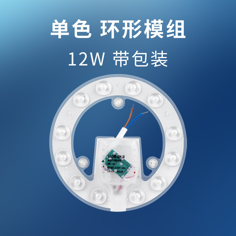 12W(포장 포함) [백색광 링 모듈]