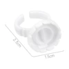 Round white (100 pieces)