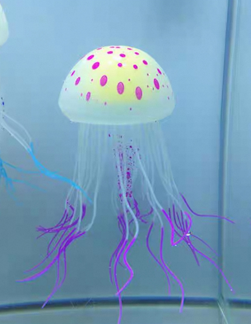 Medusa de luna de mar simulación de medusa de silicona protección ambiental seguridad acuario de peces decoración paisajística fábrica de Dongguan venta al por mayor directa