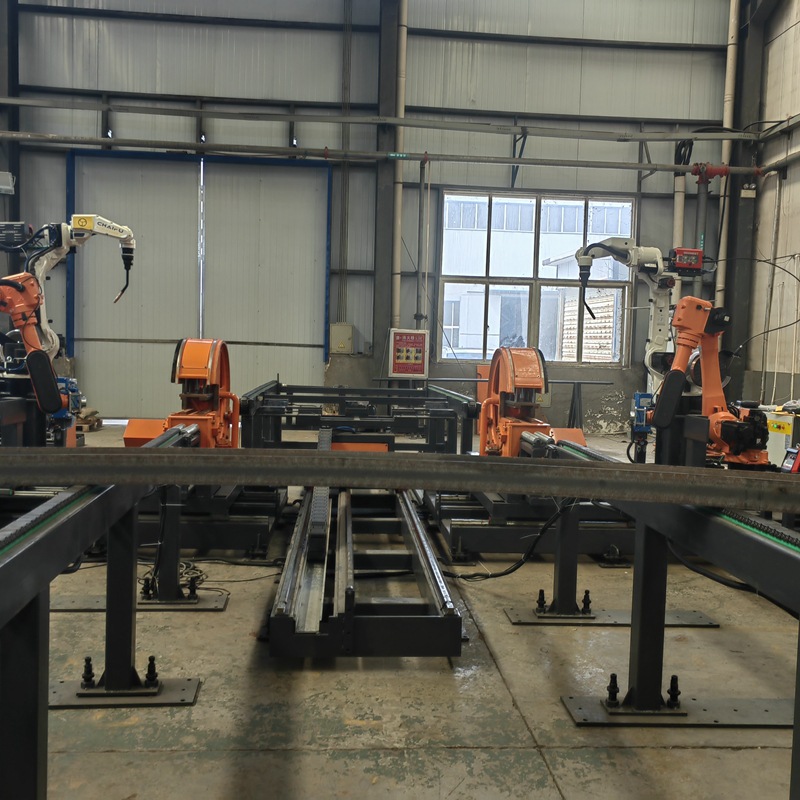 隧道钢拱架焊接生产线源头厂家直供 等离子机器人 自动机器人焊接