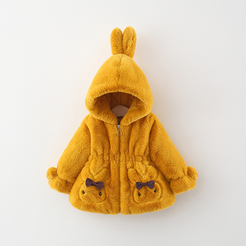 Children's clothing On behalf of Autumn and winter new pattern children sweater coat baby Western style thickening go out Baby cotton-padded clothes