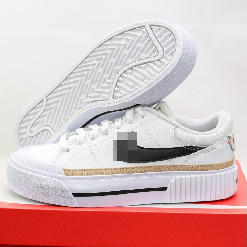 莆田鞋开拓者Court Legacy增高厚底松糕鞋低帮休闲鞋女士防滑板鞋