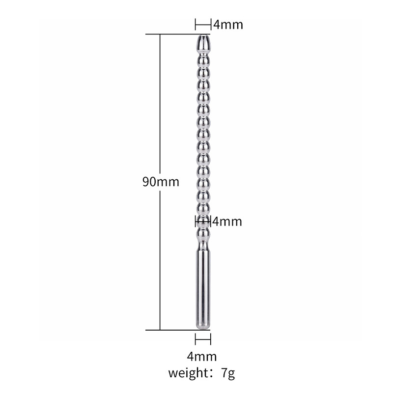 Metal Urethral Sound Stick Zinc Alloy Prostate Massager Manual Control Adult Toy — detail image 12