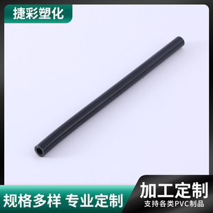 PVC thick black fire retardant plastic corrugated hose 4*6 can open wire and cable threading pipe