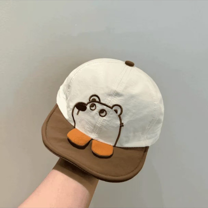 Sombreros para bebés primavera y verano gorra delgada gorra de lengua de pato para bebés y bebés gorra de protección solar de secado rápido gorra de béisbol para hombres y mujeres