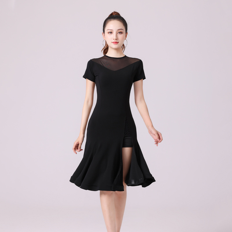 Latin dance clothes dress female adult new professional competition clothes high-end practice dance skirt training performance performance costume