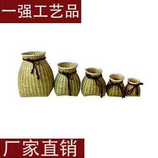 鱼篓手工竹编竹制品儿童采茶背篓节日舞蹈拍照道具鱼篓户外钓鱼品