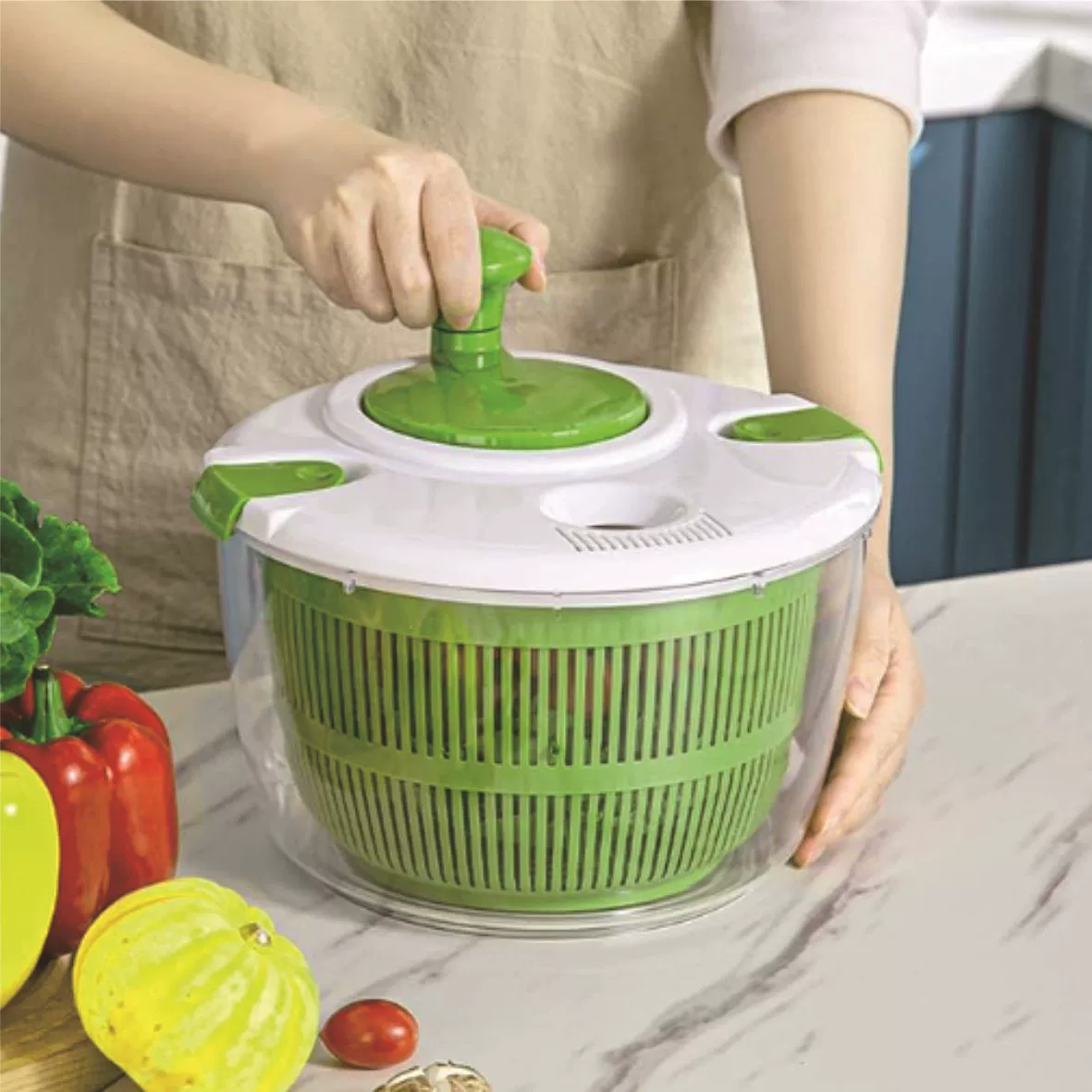 Трансграничный многофункциональный сливной корзина для салата и овощей, кухонное устройство для мытья и сушки фруктов и овощей