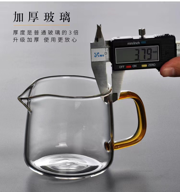 Glass Travel Tea Set Car Portable Bag Style Outdoor One Pot Two Cups Fast Travel Teapot Flowing Small Bubble Tea Cups