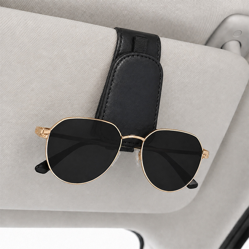 Cross-border car glasses clip car sun visor sunglasses storage car multi-function card clip sunglasses eye frame