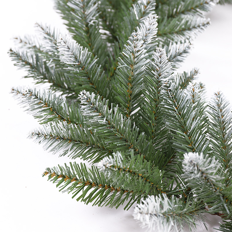 Cifrado directo de fábrica transfronteriza Navidad ratán decoraciones al aire libre simulación ratán PVC señaló borde blanco Ratán