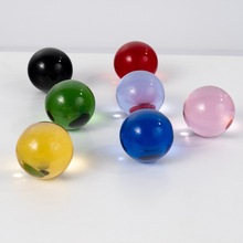 K水晶球彩色水晶小球办公室摆件生日礼物水晶玻璃珠工艺品摆件