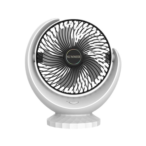 USB Charging Air Circulating Fan Desktop Small Fan Office Home Student Dormitory Direct Sales Manufacturer