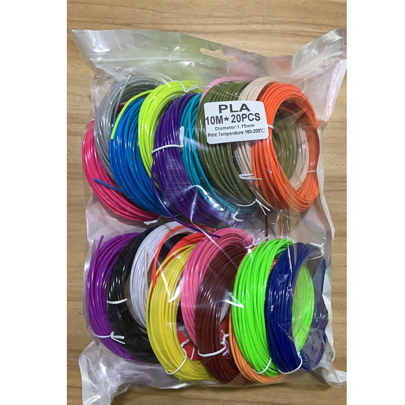 Fábrica al por mayor 3D impresión pluma consumibles Pla ABS PLC alta temperatura y baja temperatura consumibles 3D pluma Línea Directa 1,75mm